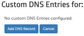 Thêm nút ghi DNS