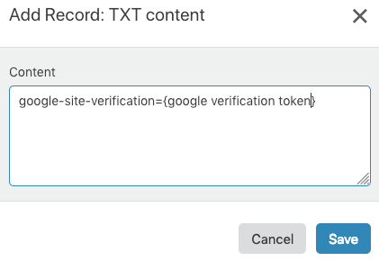 Cloudflare TXT Chỉnh sửa trường nhập giá trị